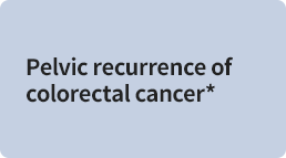 Pelvic recurrence of colorectal cancer